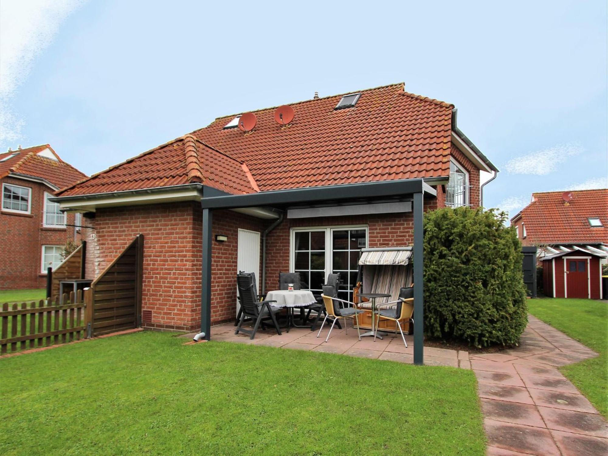 Semi-detached house Verena, Neßmersiel Exterior foto